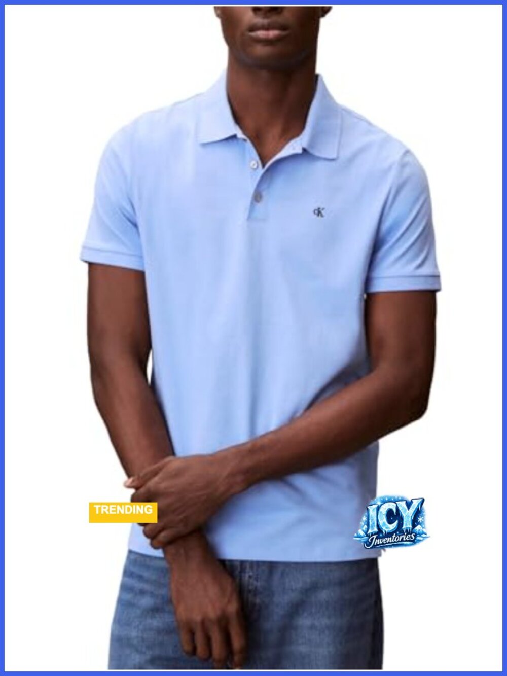 Short Sleeve Smooth Cotton Polo Shirt